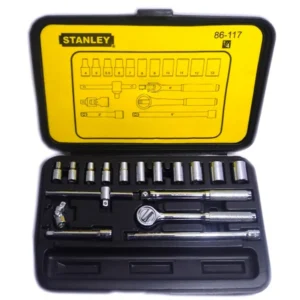 Juego de dados []1/4" 4 -13 mm., 18 pzas. (86-117)