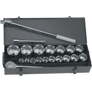 Juego de dados []3/4" 7/8"-2.3/8" 21 pzas. (87-557)