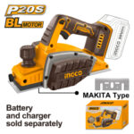 Cepillo Inalambrico INGCO 20V S/Bateria S/Cargador #CRLI20401