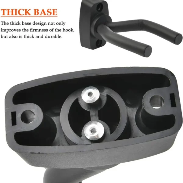 Pack 4 Soporte Colgador De Pared Para Guitarra Anticaída - imagen 2