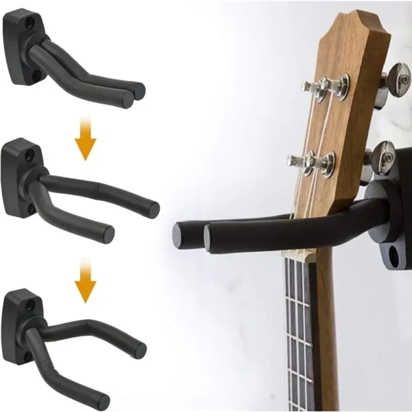 Pack 4 Soporte Colgador De Pared Para Guitarra Anticaída - imagen 3