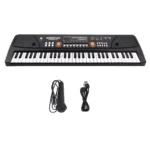 Piano Teclado Musical Eléctrico De 61 Teclas + Micrófono - imagen 2