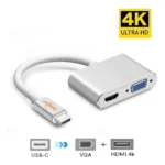 Adaptador Usb Tipo C A Hdmi Y Vga - imagen 2