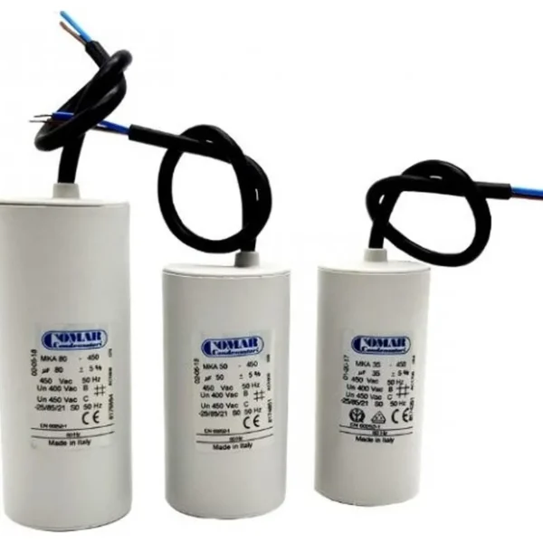 Condensador Permanente 60 Uf Con Cable 450v - imagen 2