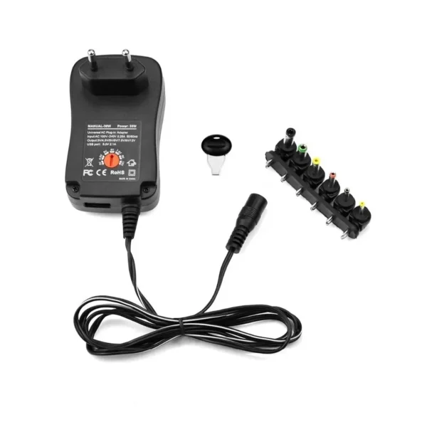 Cargador Transformador Voltaje Universal 3 a 12v - imagen 3