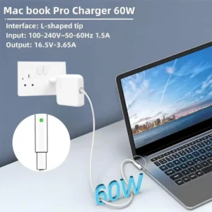 Cargador Generico 60w 16.5v 3.65a Para Macbook Pro - imagen 2