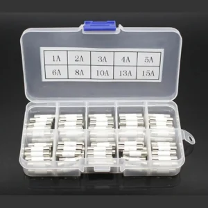 Kit Fusibles Cerámico Corto 5mm/20mm 1A-15A 100 unidades - imagen 2