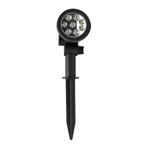 Estaca Solar LED Pro Megabright 6000K: Foco de Aluminio Orientable de Alto Rendimiento IP54 - imagen 4