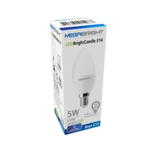 Ampolleta Led tipo Vela Bright Candle 5w Luz Fría Color 6000k E-14 - imagen 2