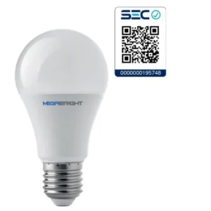 Pack X2 Ampolleta Led Bright A60 Bulbo 9.5w Luz Blanca Cálida 3000k E-27 - imagen 2