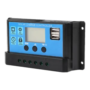 Regulador De Carga Solar Digital 12v 24v 30a 2usb - imagen 2
