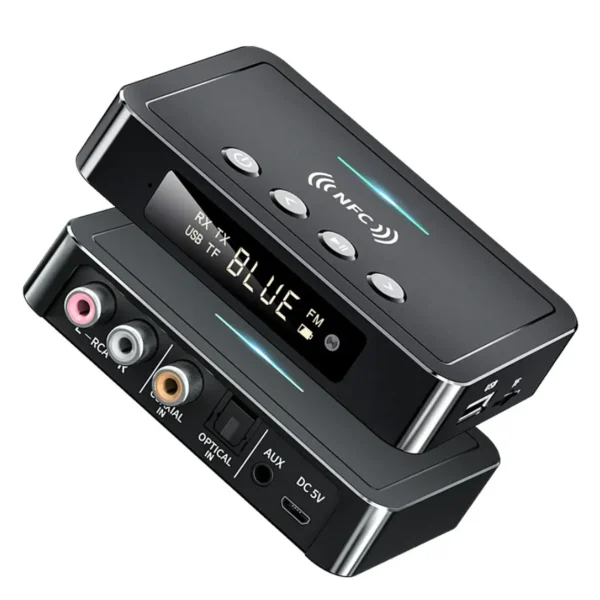 Nfc Bluetooth 5.0 Transmisor/receptor Audio Estéreo - imagen 2