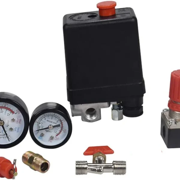 Compresor Aire Válvula Presión 180psi Interruptor Regulador - imagen 3