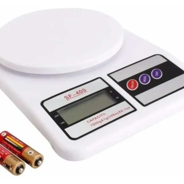 Balanza Pesa Digital Para Cocina Comercio 7kg - imagen 3