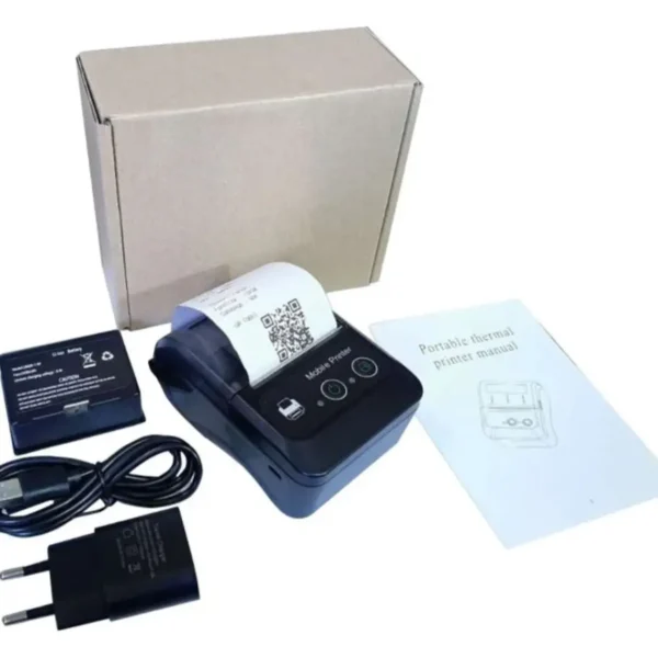Mini Impresora Térmica Bluetooth Portátil 58mm - imagen 3
