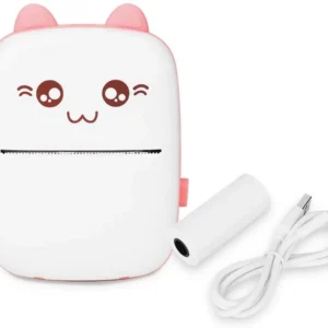 Mini Impresora Térmica Portátil Bluetooth Gatito + 1 Rollo - imagen 3