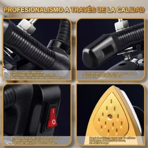 Kit De Plancha De Vapor Industrial Colgante 1300w - imagen 2