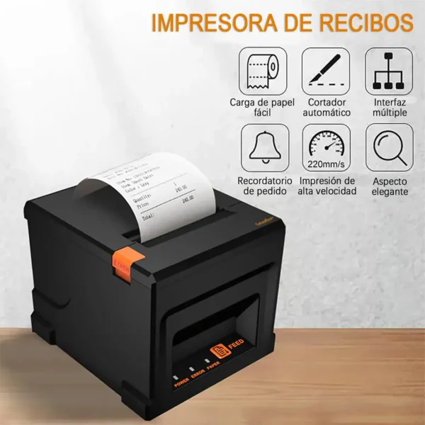 Impresora Termica Pos 80mm Usb/red Boleta Comanda Cortador - imagen 2