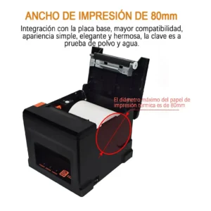 Impresora Termica Pos 80mm Usb/red Boleta Comanda Cortador - imagen 3