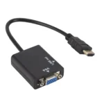 Adaptador Cable de Conversión Hdmi A Vga + Audio Hd - imagen 2