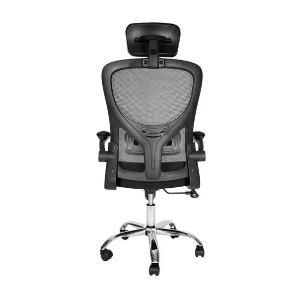 Silla De Oficina Ergonómica, Tapicería Cómoda Con Ruedas - imagen 3