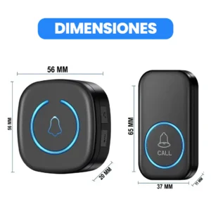 Alarma Y Botón De Llamada Inalámbrico Emergencia Cuidador - imagen 4