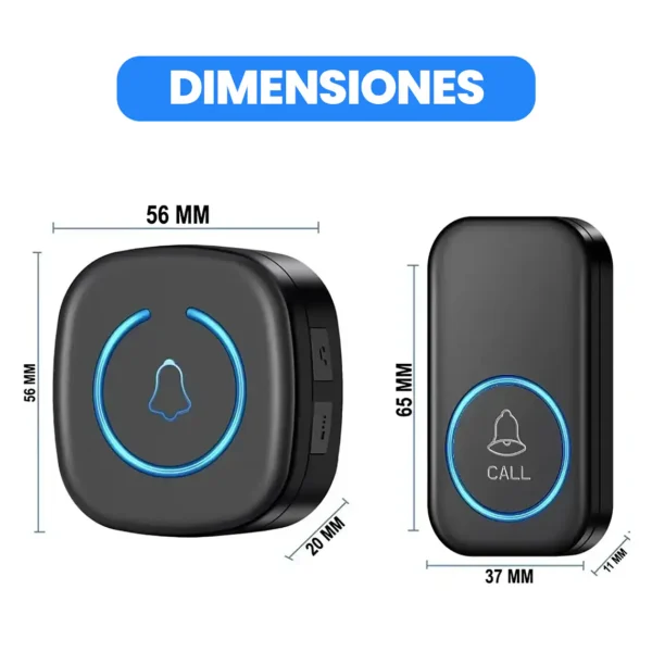Alarma Y Botón De Llamada Inalámbrico Emergencia Cuidador - imagen 4