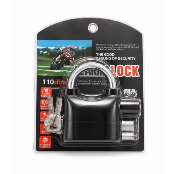 Candado De Seguridad Con Alarma Para Motos Y Bicicletas - imagen 2