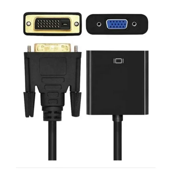 Adaptador Conversor Dvi-d macho 24+1 a Vga Hembra 1080p - imagen 2