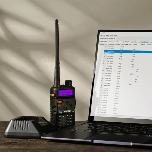 Radio Transmisor Walkie Talkie Vhf Uhf Fm Dual Band Uv-5r - imagen 3