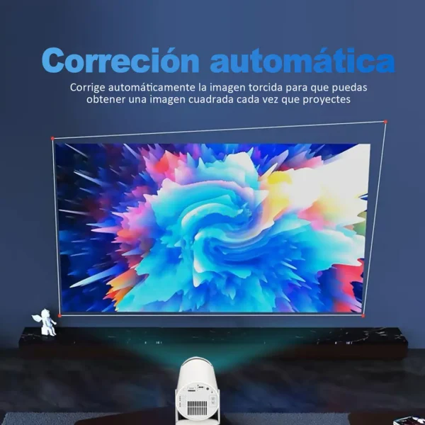Proyector Portátil Con Consola UHD Wifi Bluetooth + Control - imagen 3