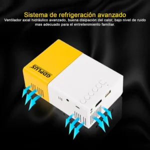 Led Portatil Hdmi Vga Usb Sd 600lm - imagen 3
