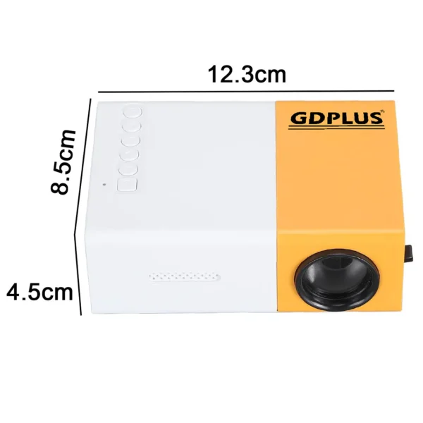 Led Portatil Hdmi Vga Usb Sd 600lm - imagen 6