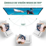 Pantalla De Proyeccion Hd Telon Portatil 100 Pulgadas - imagen 2