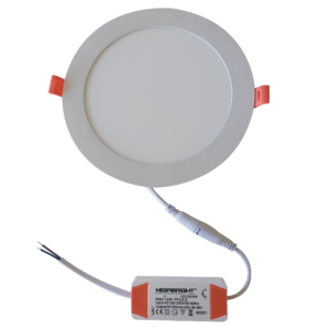 Panel LED Redondo Embutido 12W 6000K