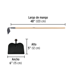 Azadon Pretul (Truper) Jardinero C/Mango 48
