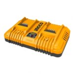 Cargador Doble 4AMP INGCO Carga Rapida 20V #FCLI2034 (C)