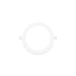 Panel LED redondo blanco de 12cm 6W 390lm blanco Cálido de Embutir