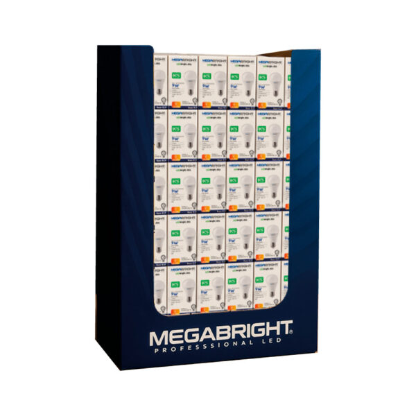 2040099-PDQ-AMPOLLETA-MEGABRIGHT-9W6400K-192-und PDQ AMPOLLETA MEGABRIGHT 9W/6400K 192 und