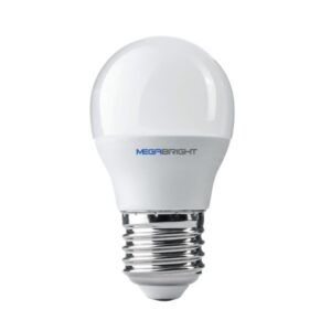 Pack 3 Apolletas Led G45 Bola 5W/3000K E-27 Luz calida