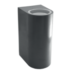 Aplique GU-10 luz directa / indirecta aluminio IP44