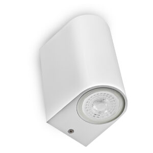 Aplique GU-10 luz directa / indirecta blanco IP44 - imagen 3