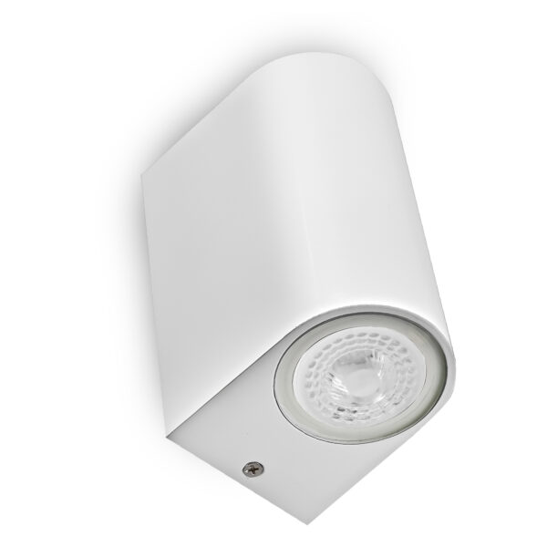 Aplique GU-10 luz directa / indirecta blanco IP44 - imagen 3