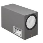APLIQUE EXT. RECT. LUZ DIR/IND.2xGU-10 IP54 GRAFITO MATE