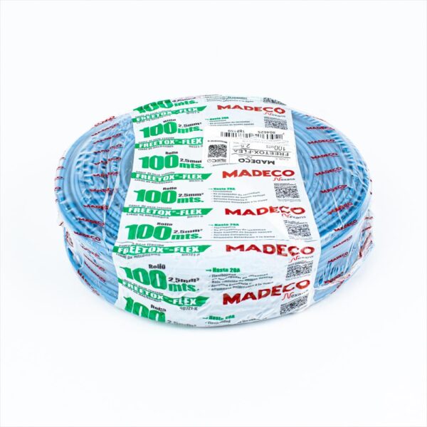 ROLLO CABLE 2.5MM 100MTS AZUL LIBRE DE HALOGENOS 35200271 Nexans - Cocesa