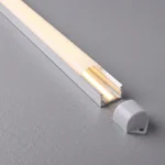 Perfil de Aluminio Linear 15x9mm Anodizado, Cover Opal Blanco Curvo x2m