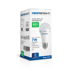 Ampolleta LED de Emergencia 7W Megabright E27 - imagen 2