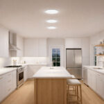Panel LED Redondo Embutido 12W/3000K - imagen 2