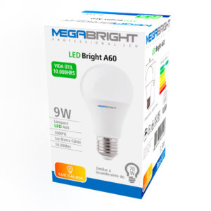Ampolleta LED A60 CLASICA 9W/3000K E-27 - imagen 3