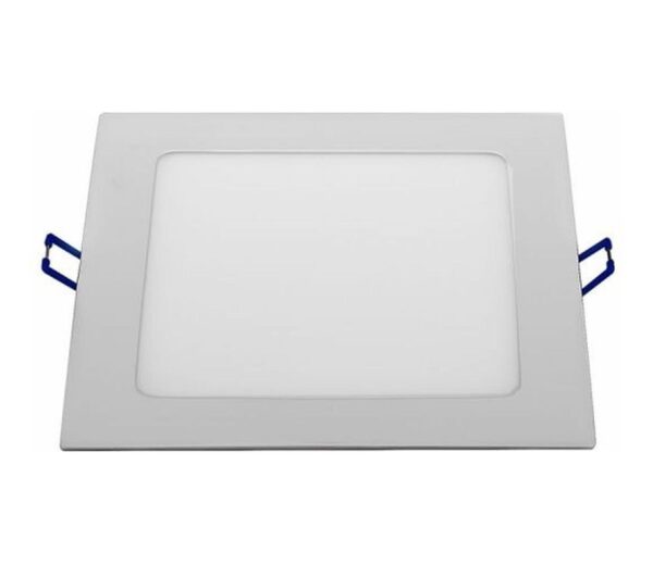 Panel Led Cuadrado Embutido 18w Luz Fria Color 6000k